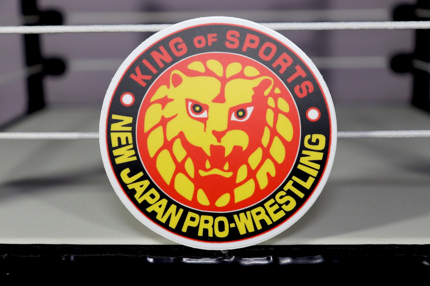 NJPW Logo Sticker (New Japan Pro Wrestling) (Water Proof, Weather Proof, Sun Proof, Durable)