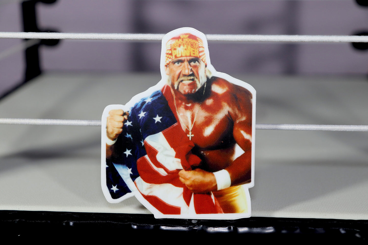 Hulk Hogan USA Sticker #2 (Ric Flair - Randy Savage - America - Ultimate Warrior - Bret Hart - Birthday - Gift - Present - Easter)