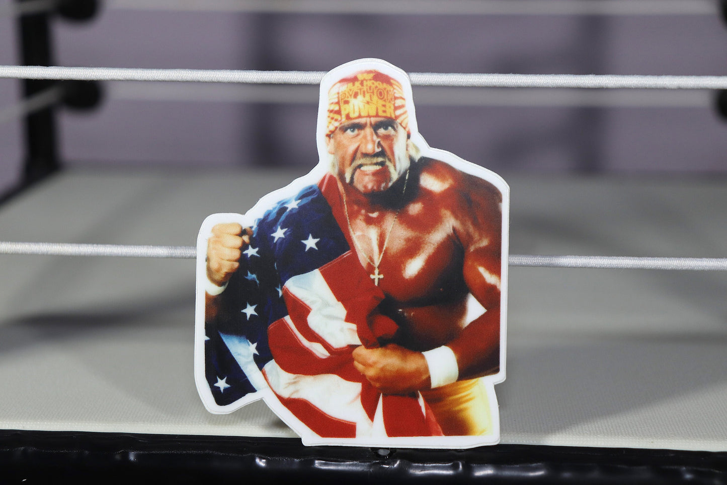 Hulk Hogan USA Sticker #2 (Ric Flair - Randy Savage - America - Ultimate Warrior - Bret Hart - Birthday - Gift - Present - Easter)