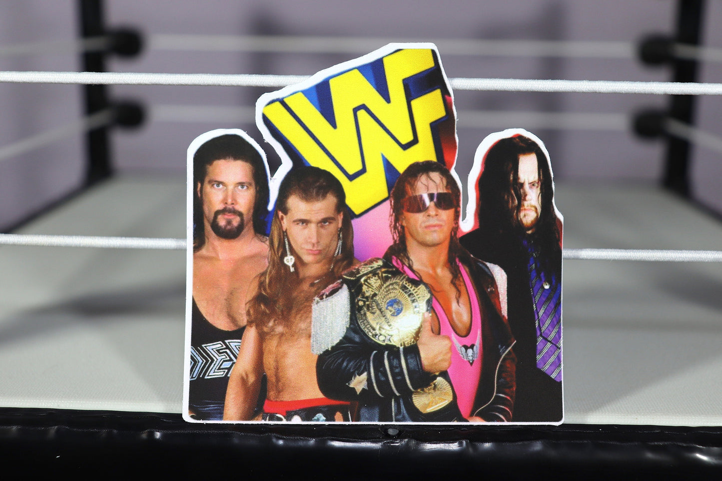 New Generation Icons Sticker (Bret Hart, Shawn Michaels, Undahtakah & Big D)