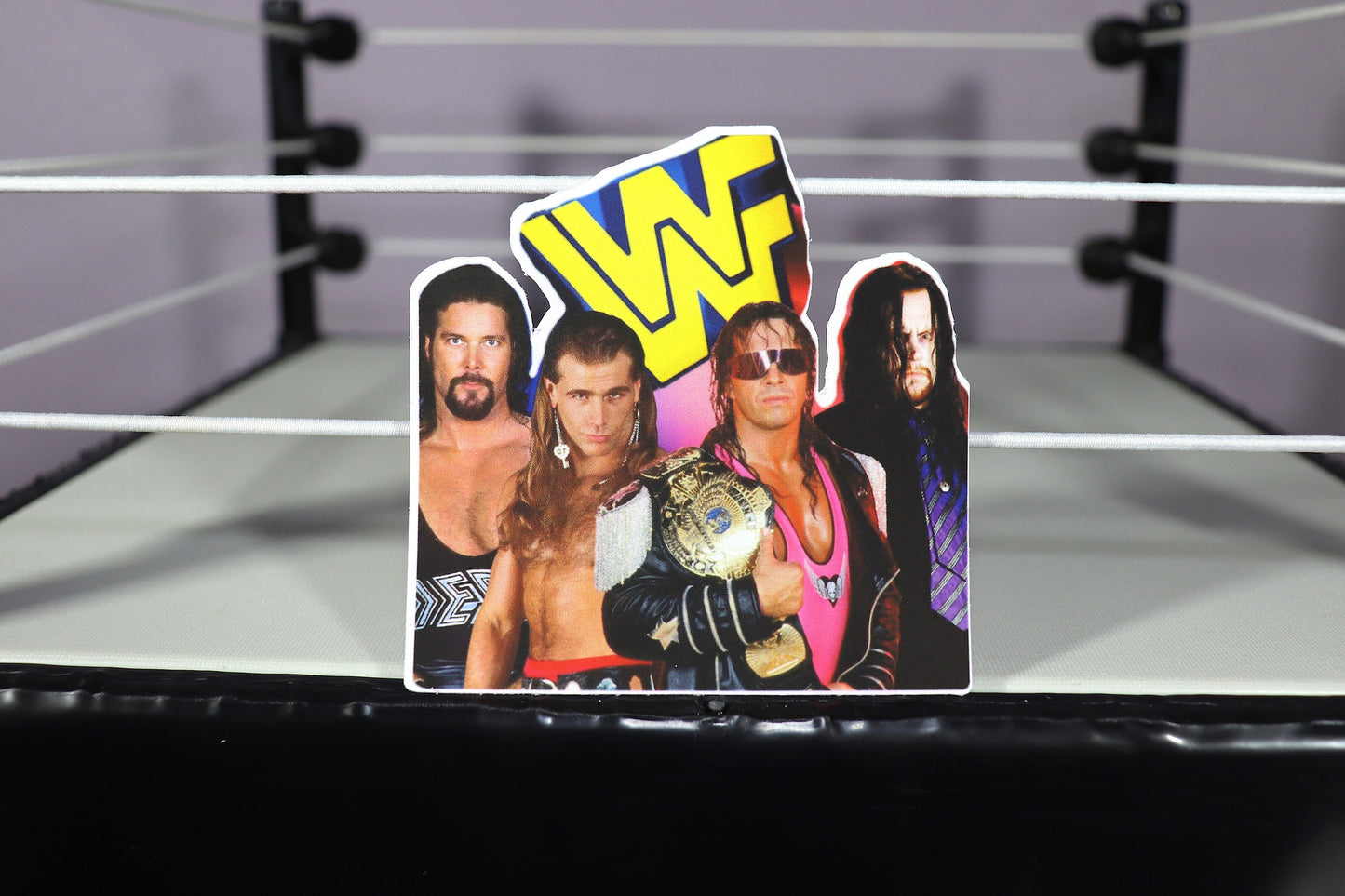 New Generation Icons Sticker (Bret Hart, Shawn Michaels, Undahtakah & Big D)