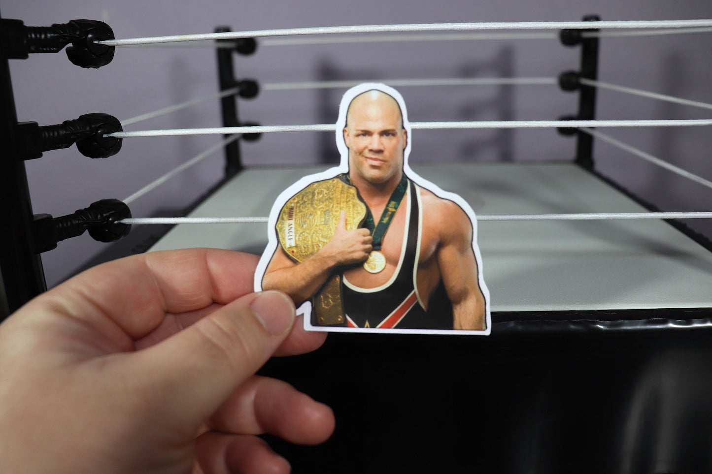 Kurt Angle W0rld Champ Sticker