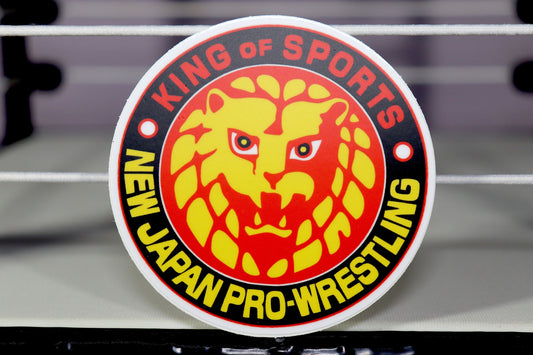 NJPW Logo Sticker (New Japan Pro Wrestling) (Water Proof, Weather Proof, Sun Proof, Durable)