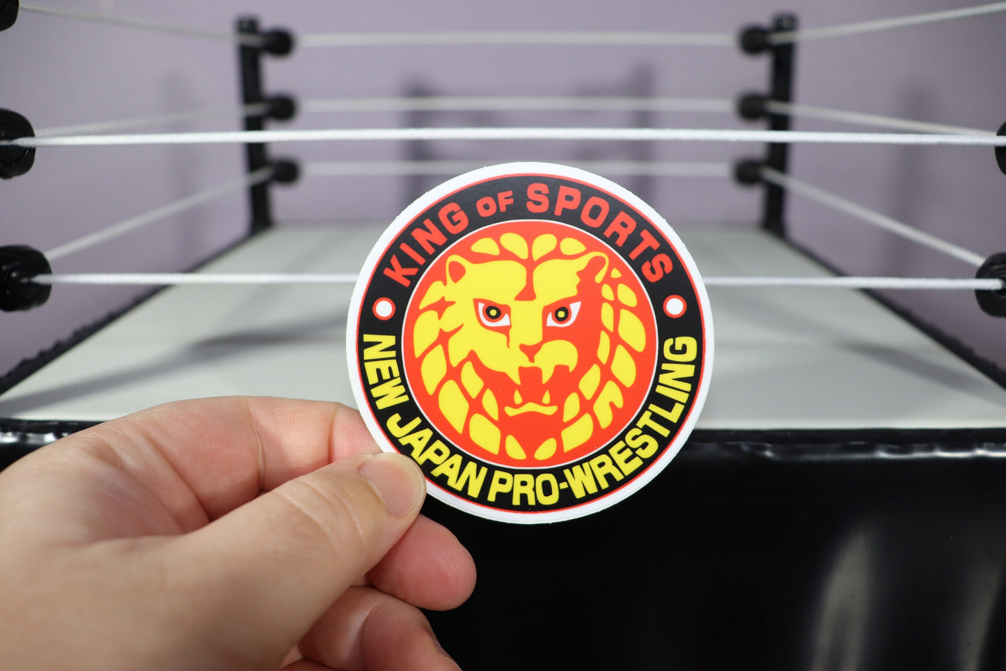 NJPW Logo Sticker (New Japan Pro Wrestling) (Water Proof, Weather Proof, Sun Proof, Durable)