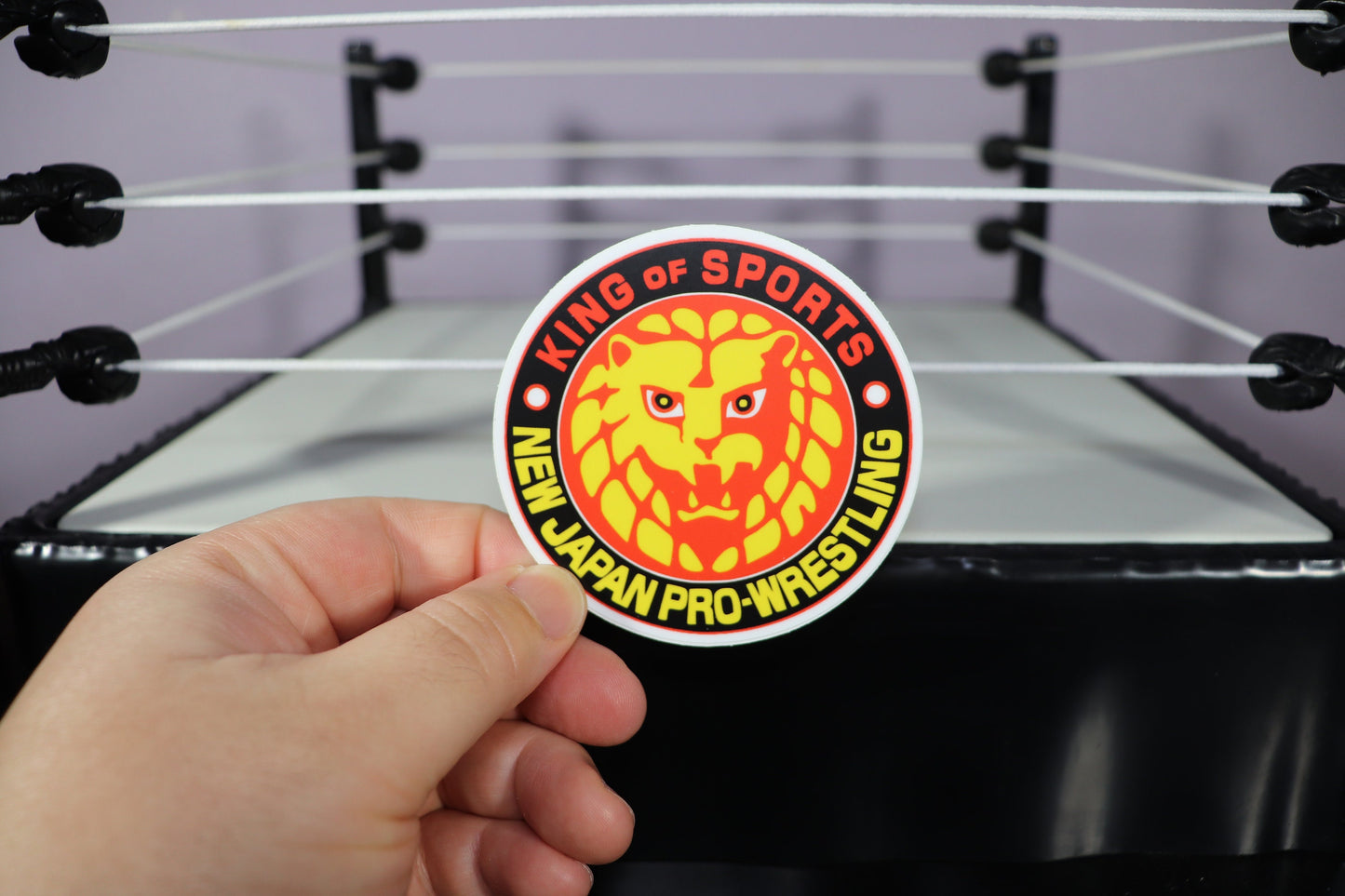 NJPW Logo Sticker (New Japan Pro Wrestling) (Water Proof, Weather Proof, Sun Proof, Durable)