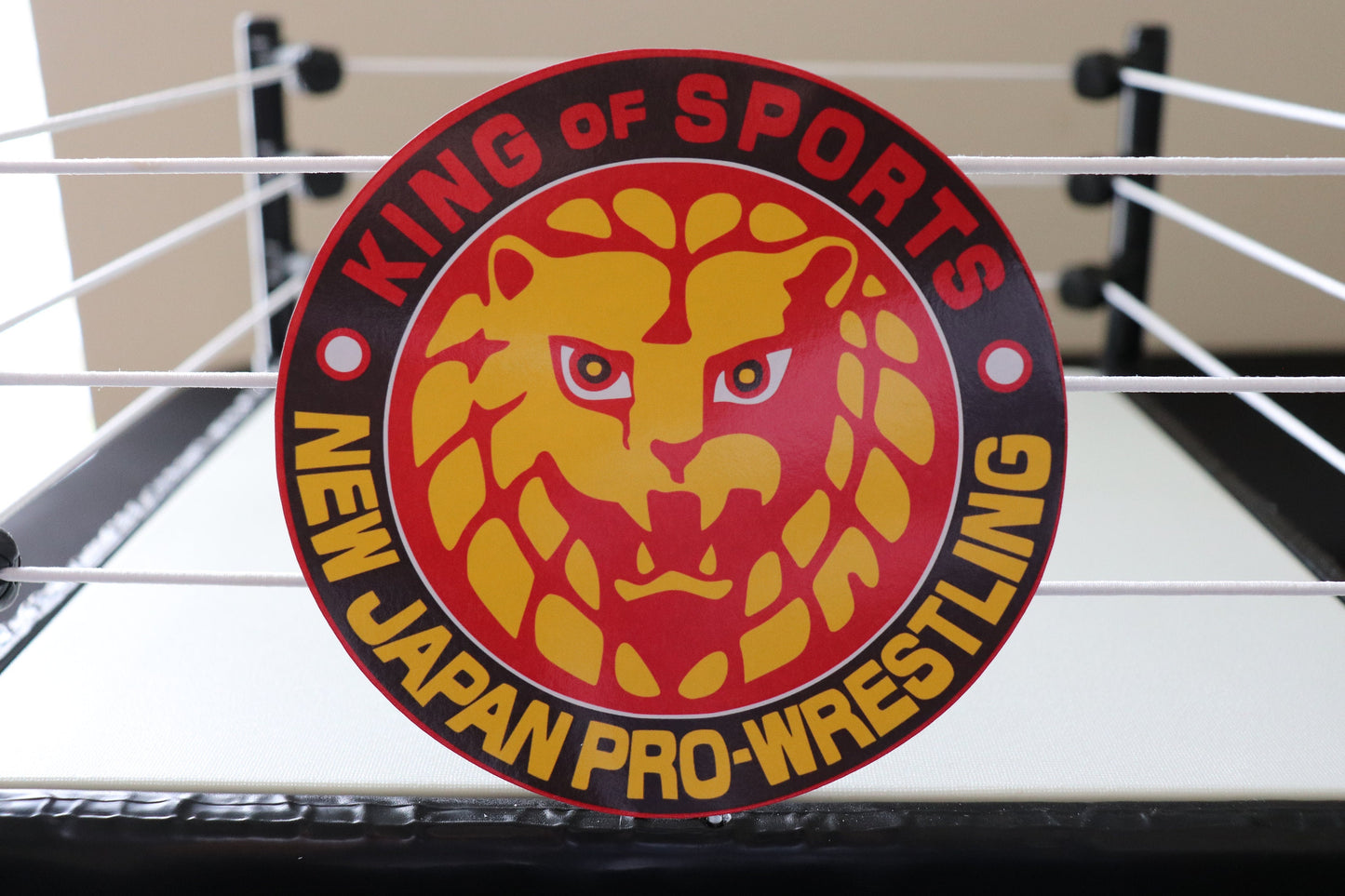 NJPW Logo Magnet (Kitchen, Magnets, Cars, Fridge, Home Decor, Valentines Day Gift, Birthday Gift, Valentine, Love)