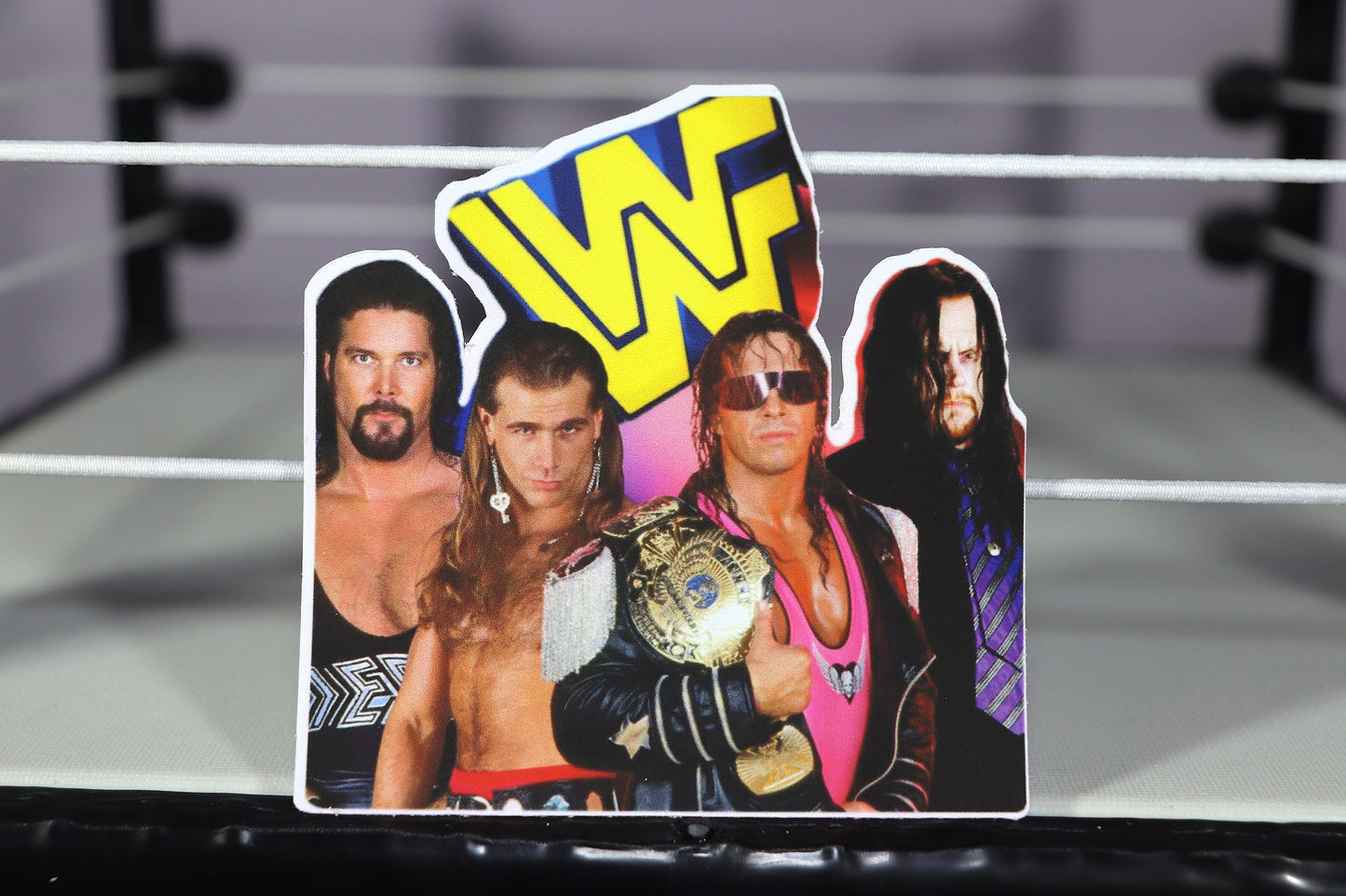 New Generation Icons Sticker (Bret Hart, Shawn Michaels, Undahtakah & Big D)