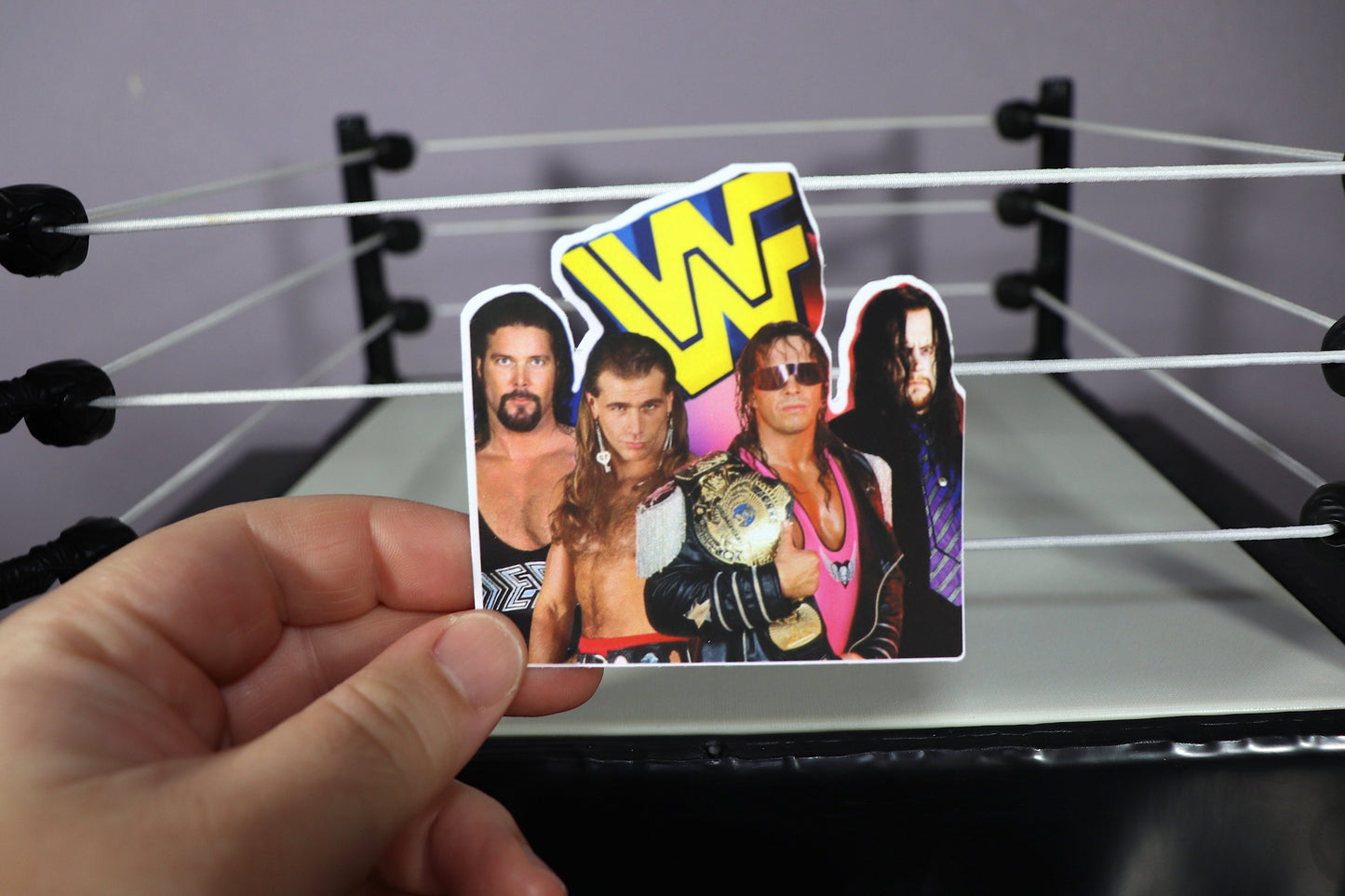 New Generation Icons Sticker (Bret Hart, Shawn Michaels, Undahtakah & Big D)