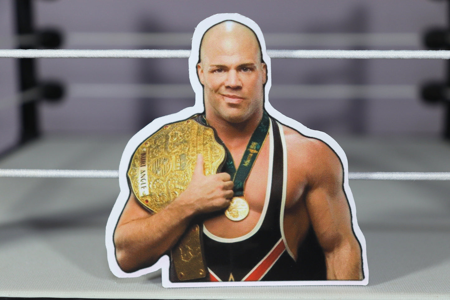 Kurt Angle W0rld Champ Sticker