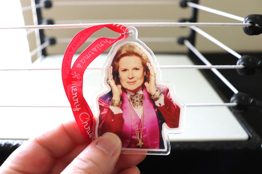 Walter Mercado Acrylic Christmas Tree Ornament