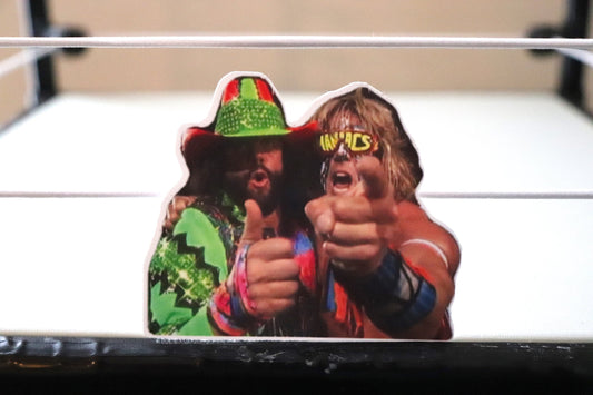 Macho Man X Ultimate Warrior Sticker