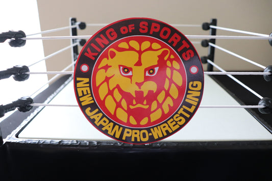 NJPW Logo Magnet (Kitchen, Magnets, Cars, Fridge, Home Decor, Valentines Day Gift, Birthday Gift, Valentine, Love)