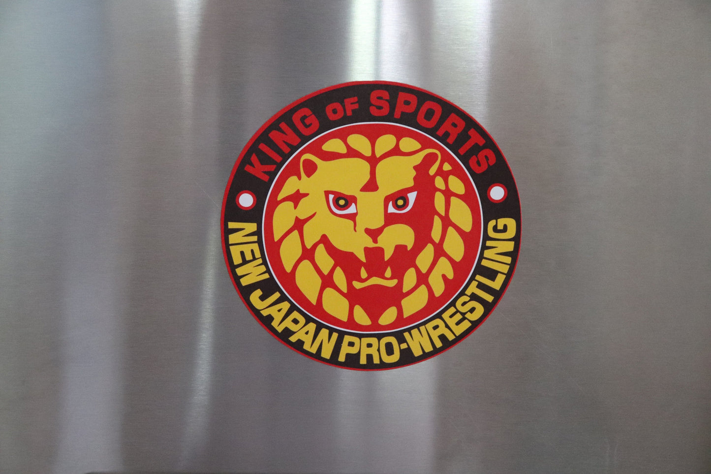 NJPW Logo Magnet (Kitchen, Magnets, Cars, Fridge, Home Decor, Valentines Day Gift, Birthday Gift, Valentine, Love)