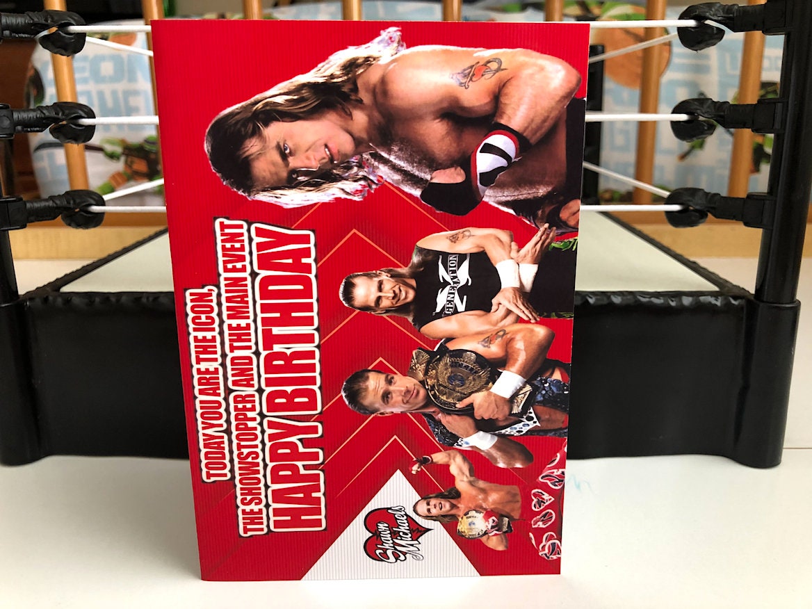 Shawn Michaels Happy Birthday Card