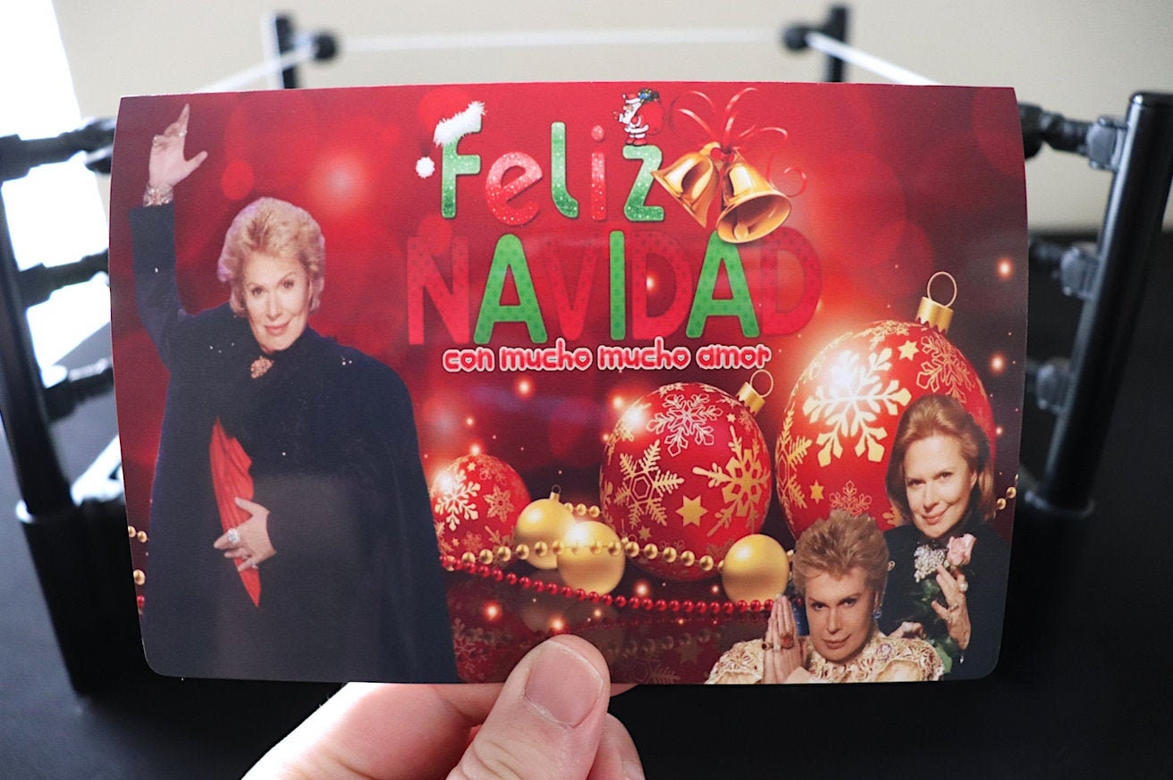 Walter Mercado Merry Christmas Card