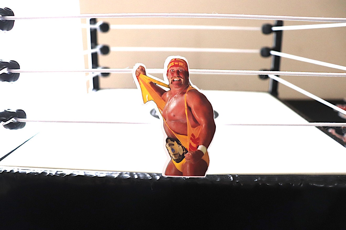 Hulk Hogan Sticker NO.4 [Wrestling, Ric Flair, Randy Savage, Ultimate Warrior]