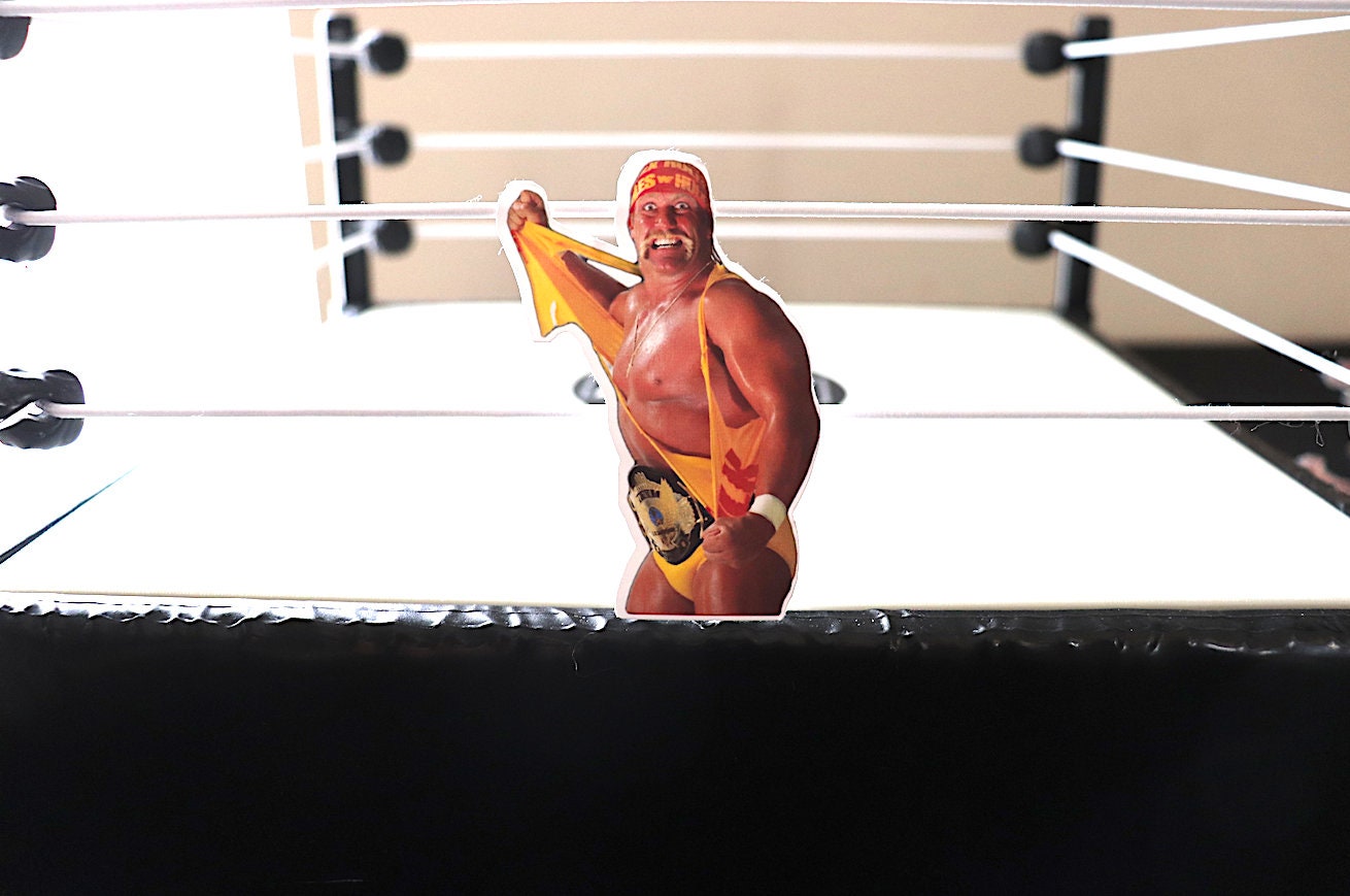 Hulk Hogan Sticker NO.4 [Wrestling, Ric Flair, Randy Savage, Ultimate Warrior]