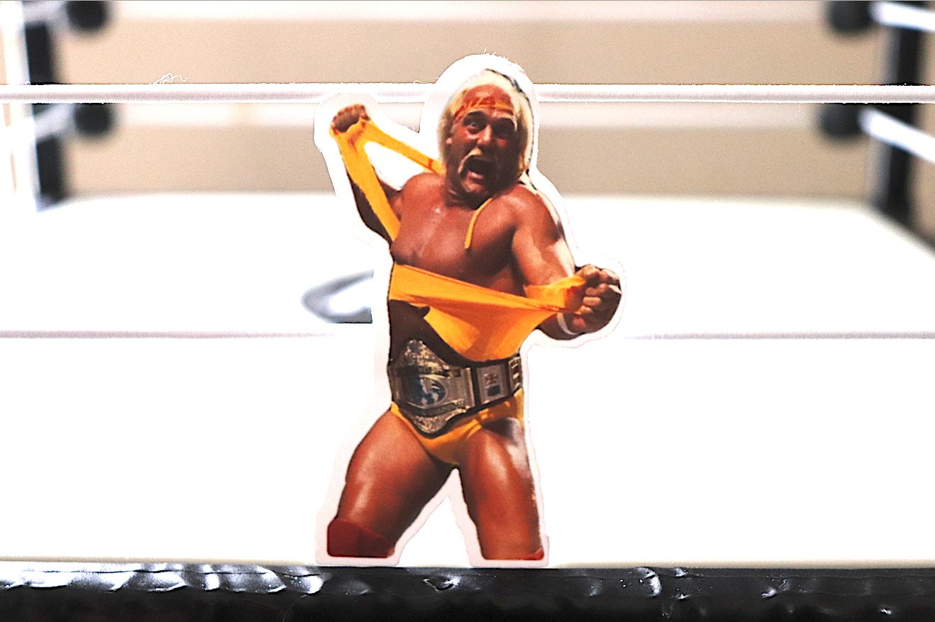 Hulk Hogan Sticker NO.5 [Wrestling, Ric Flair, Randy Savage, Ultimate Warrior]