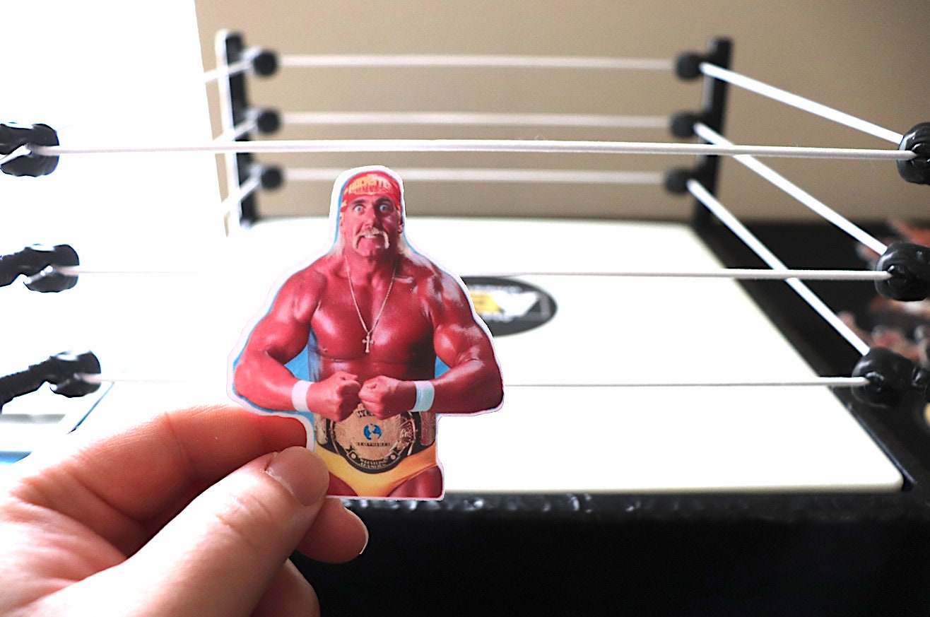 Hulk Hogan Sticker NO.6 [Wrestling, Ric Flair, Randy Savage, Ultimate Warrior]