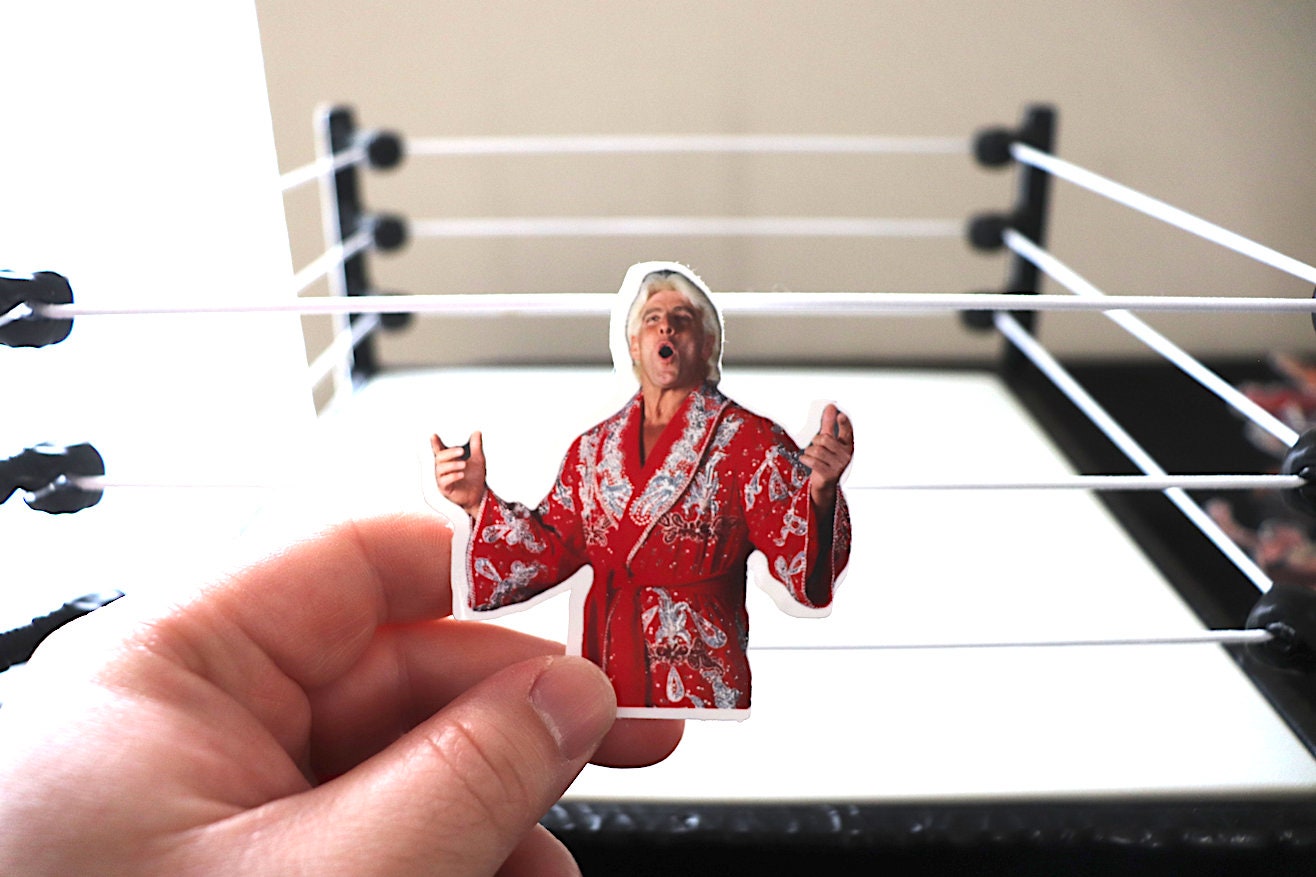 Ric Flair Sticker No.2 [Hulk Hogan - Randy Savage - Ultimate Warrior - Pop Culture]