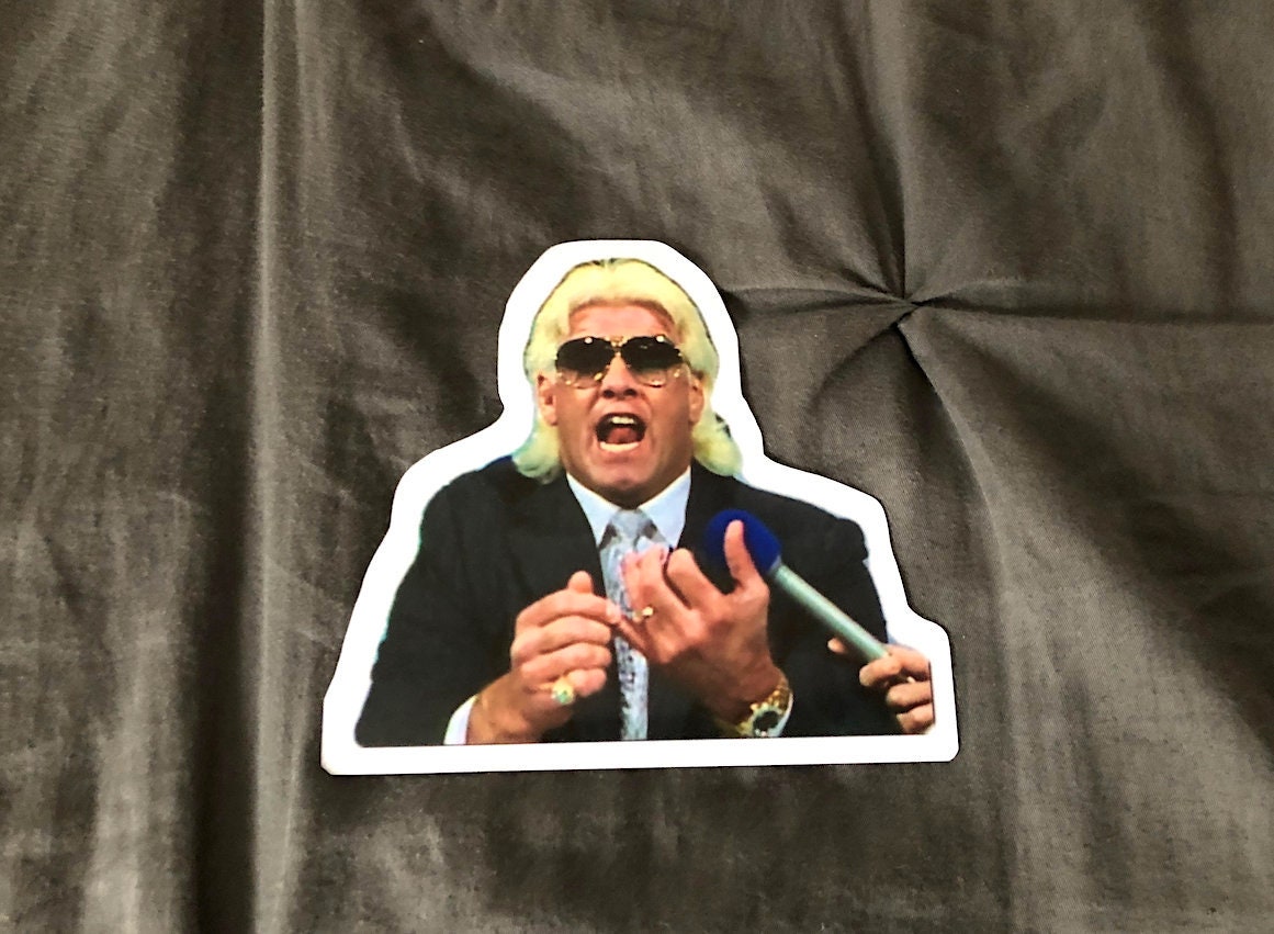 Ric Flair Magnet No.2 (Kitchen, Magnets, Cars, Fridge) [Hulk Hogan - Randy Savage - Home Decor - Birthday Gift - Love]