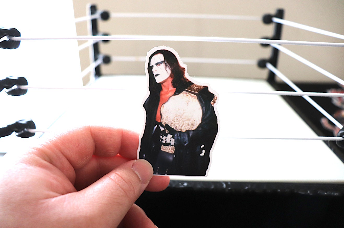 Sting Sticker No.3 [Ric Flair -  Hulk Hogan - Randy Savage - Ultimate Warrior - Bret Hart]