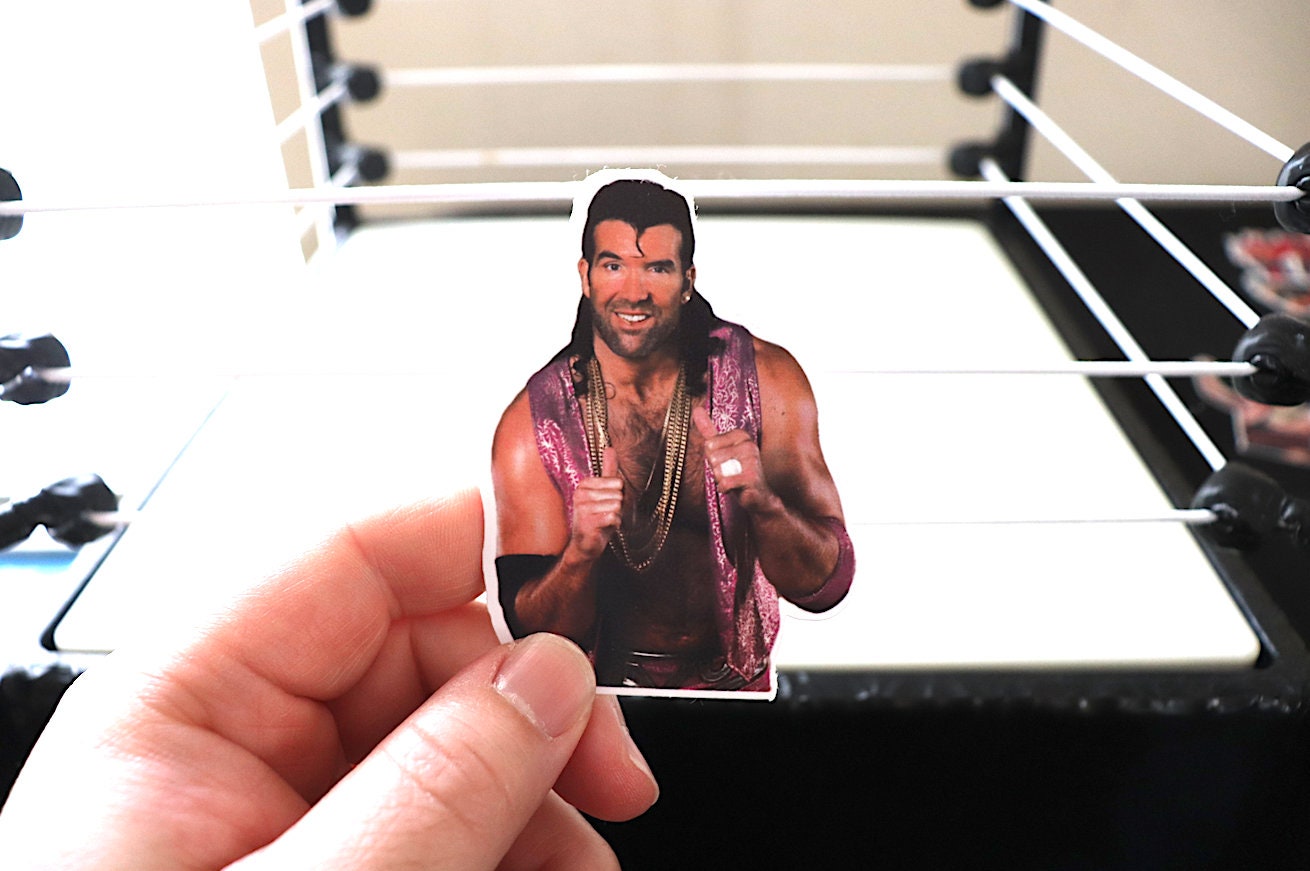 R@Z0r H@ll Sticker No.2 [Scott Hall - Ric Flair -  Hulk Hogan - Randy Savage - Ultimate Warrior]