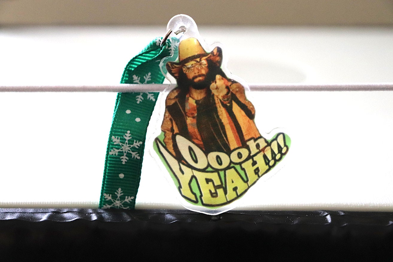 Randy Savage Acrylic Christmas Tree Ornament