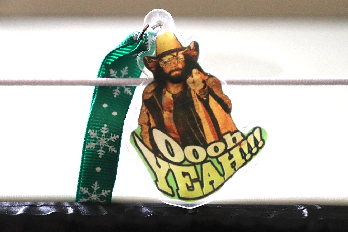 Randy Savage Acrylic Christmas Tree Ornament