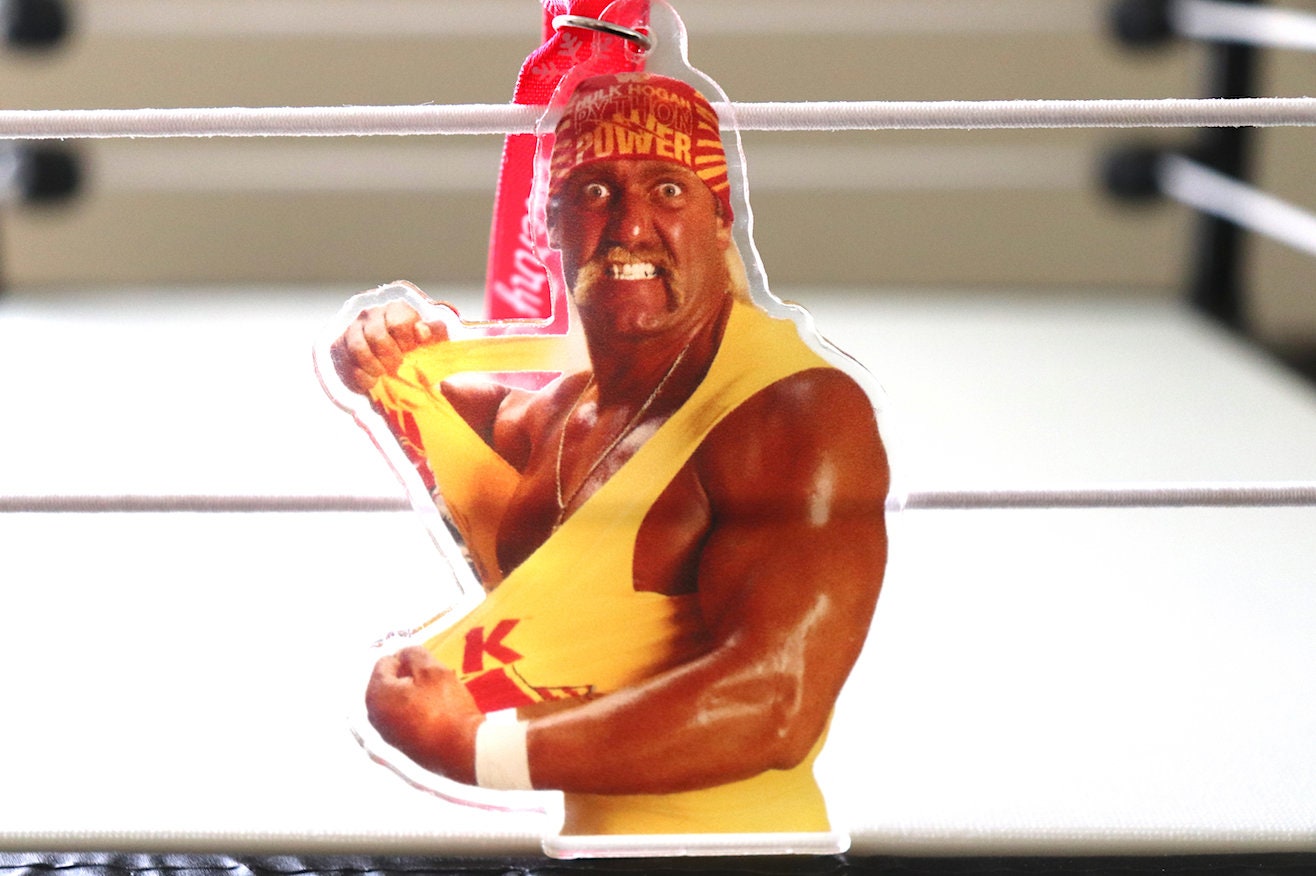 Hulk Hogan Acrylic Christmas Tree Ornament