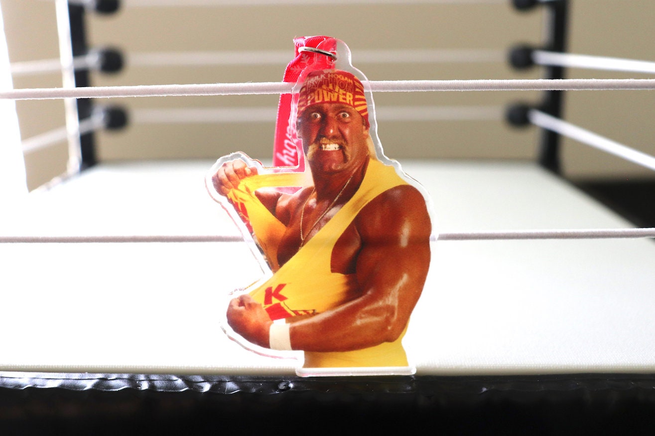 Hulk Hogan Acrylic Christmas Tree Ornament