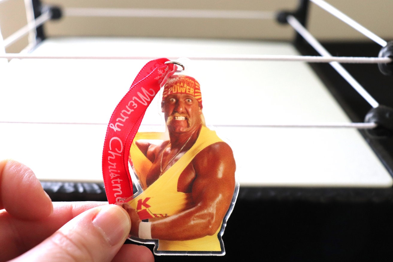 Hulk Hogan Acrylic Christmas Tree Ornament