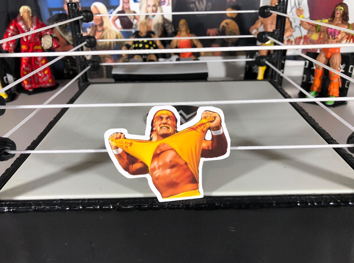 Hulk Hogan Sticker NO.8 [Wrestling, Ric Flair, Randy Savage, Ultimate Warrior, Father's Day, Birthday, Gift, For Him]