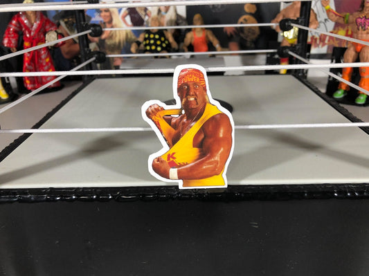 Hulk Hogan Sticker NO.9 [Wrestling, Ric Flair, Randy Savage, Ultimate Warrior, Pop Culture, Icons]