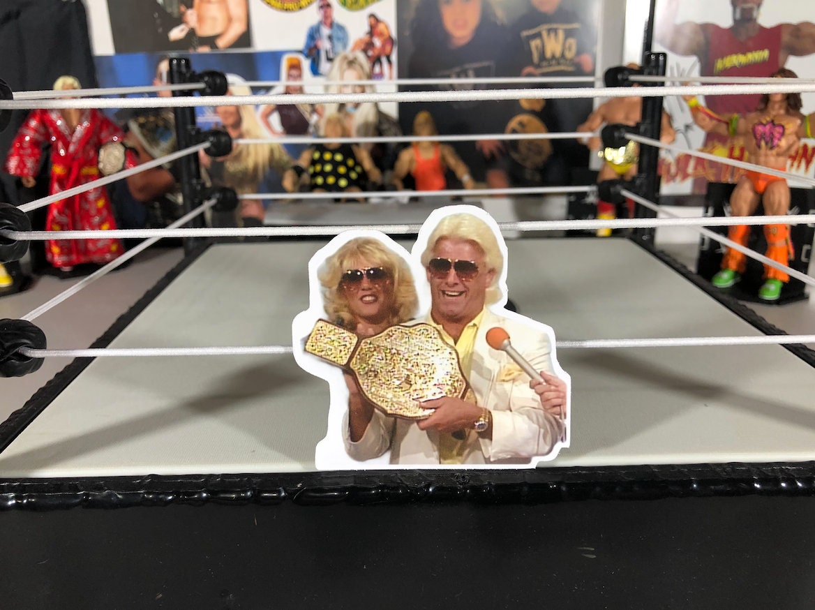 Ric Flair Sticker No.3 [Hulk Hogan - Randy Savage - Ultimate Warrior - Sticker - Home Decor - For Him - Valentine's Day Gift - Birthday]