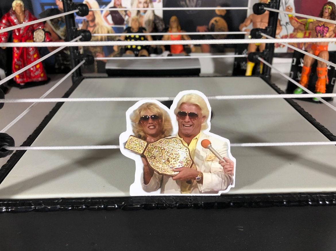 Ric Flair Sticker No.3 [Hulk Hogan - Randy Savage - Ultimate Warrior - Sticker - Home Decor - For Him - Valentine's Day Gift - Birthday]