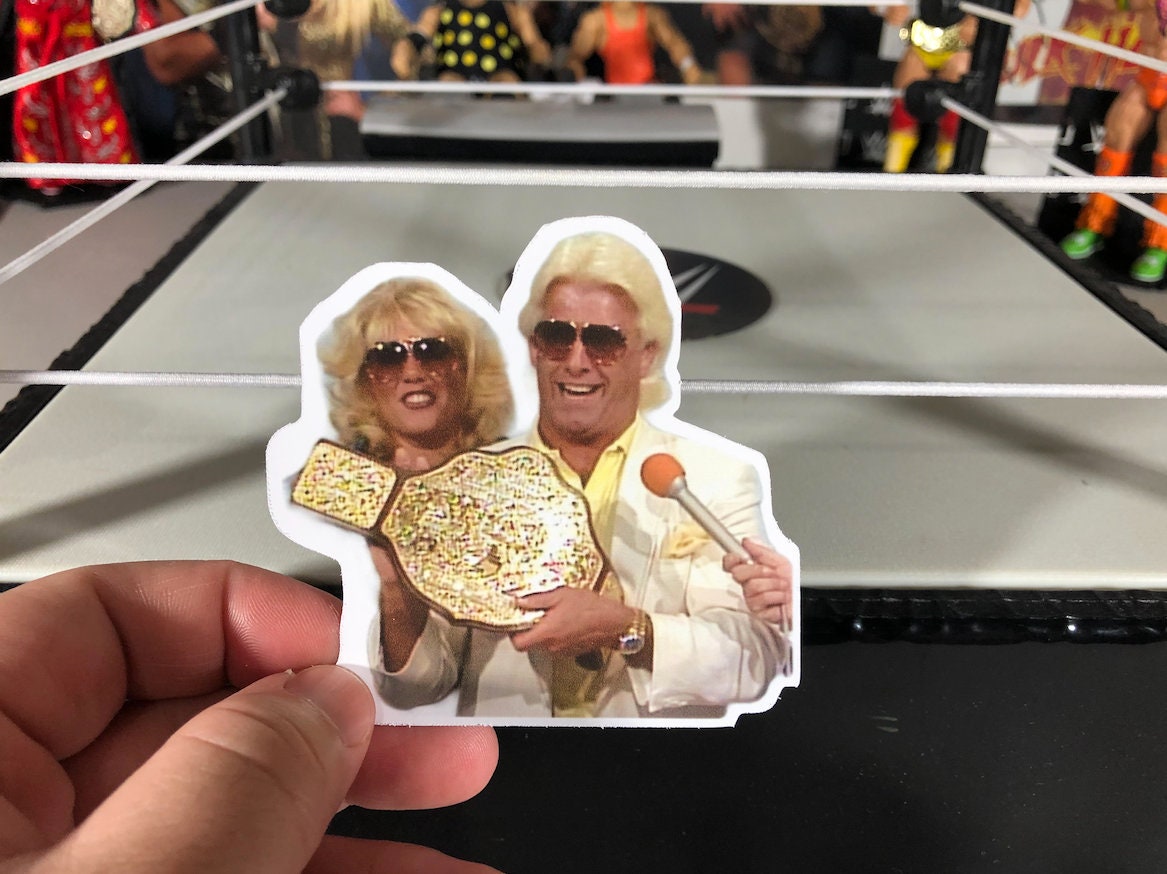 Ric Flair Sticker No.3 [Hulk Hogan - Randy Savage - Ultimate Warrior - Sticker - Home Decor - For Him - Valentine's Day Gift - Birthday]