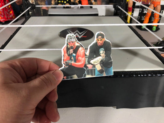 Hulk Hogan & Dennis Rodman Sticker No.1