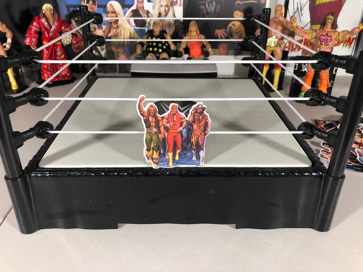 Hulk Hogan + Randy Savage + Ultimate Warrior ICONS Sticker