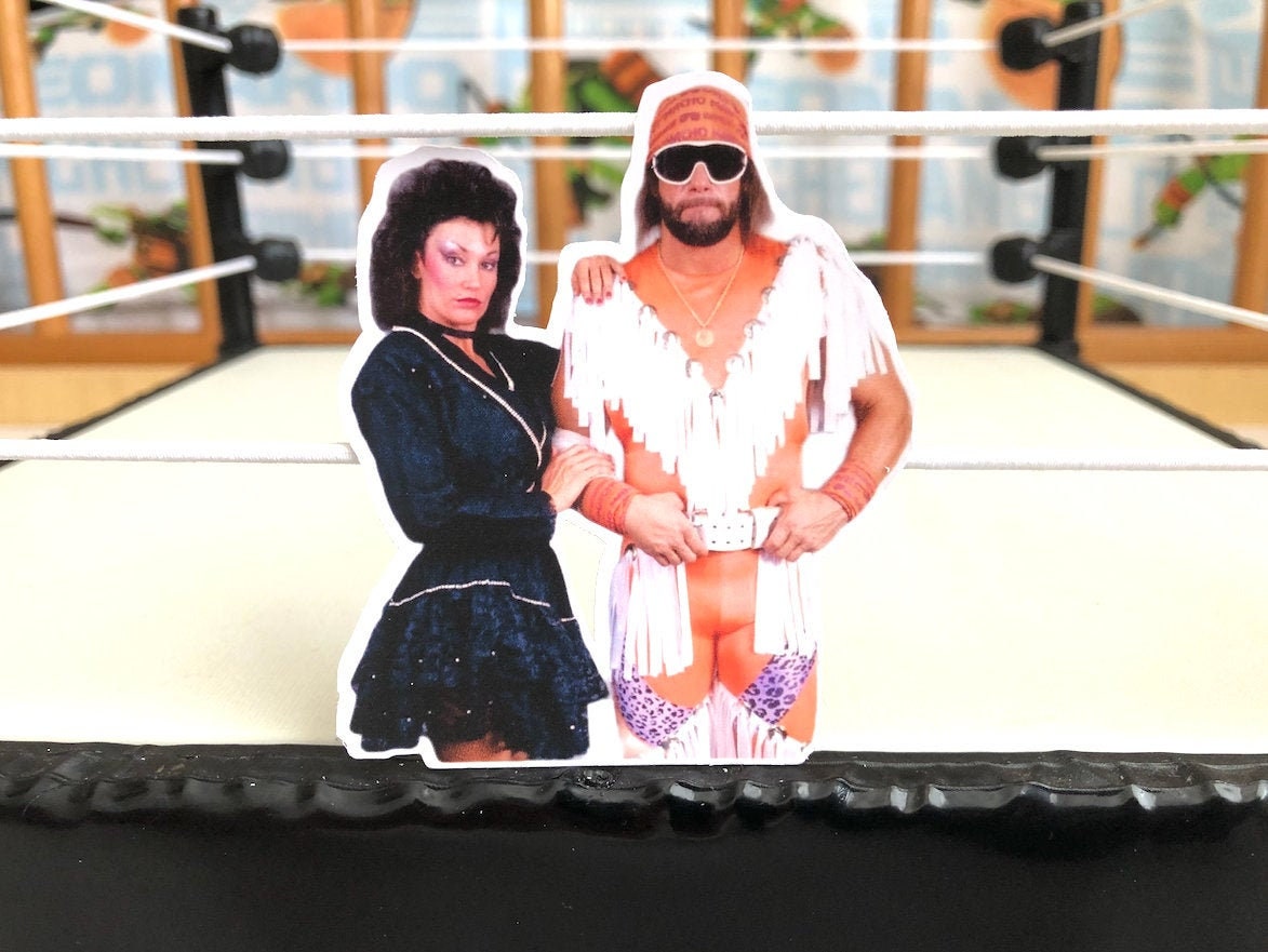 Macho Man Randy Savage Sticker 9 [Hulk Hogan - Ric Flair - Ultimate Warrior - Sherri - Pop Culture - 80s - 90s - Wrestling]