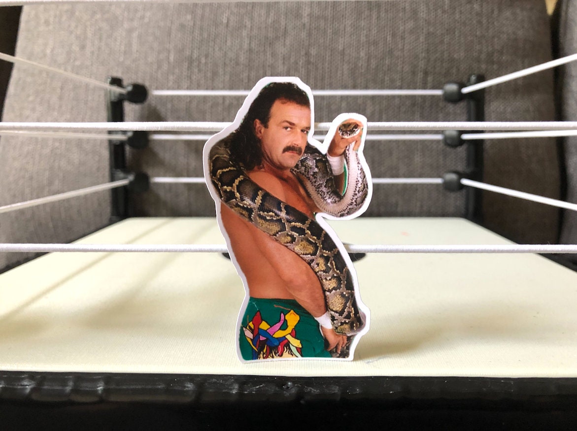 Jake Roberts Sticker [Hulk Hogan - Ric Flair - Randy Savage - Ultimate Warrior - Macho Man]