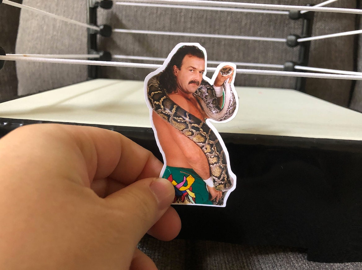 Jake Roberts Sticker [Hulk Hogan - Ric Flair - Randy Savage - Ultimate Warrior - Macho Man]