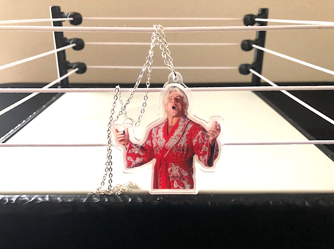 Ric Flair Necklace [Ultimate Warrior - Hulk Hogan - Randy Savage - Necklaces - Jewelry - Valentines Day Gift - Birthday Gift - Valentine]