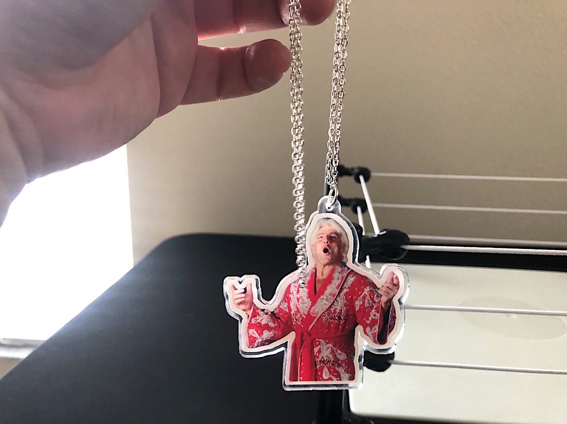 Ric Flair Necklace [Ultimate Warrior - Hulk Hogan - Randy Savage - Necklaces - Jewelry - Valentines Day Gift - Birthday Gift - Valentine]