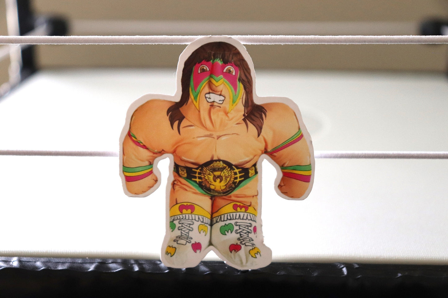 Ultimate Warrior Wrestling Buddy Sticker