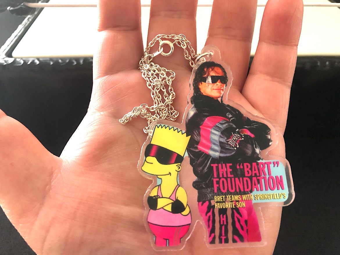 Bret Hart & Bart Necklace