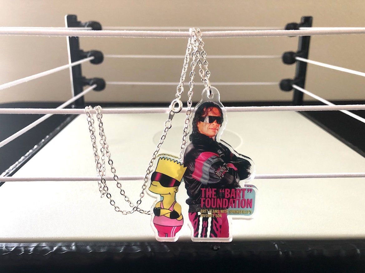 Bret Hart & Bart Necklace