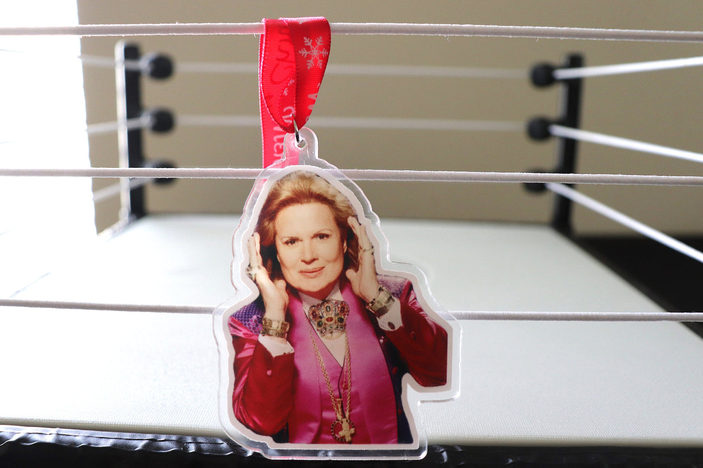 Walter Mercado Acrylic Christmas Tree Ornament