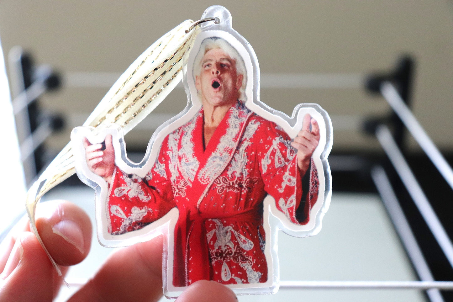 Ric Flair Acrylic Christmas Tree Ornament