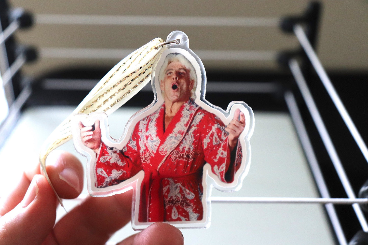 Ric Flair Acrylic Christmas Tree Ornament